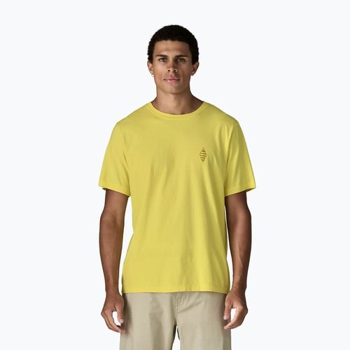 Maglietta da uomo Patagonia Water People Spotter lemon zest