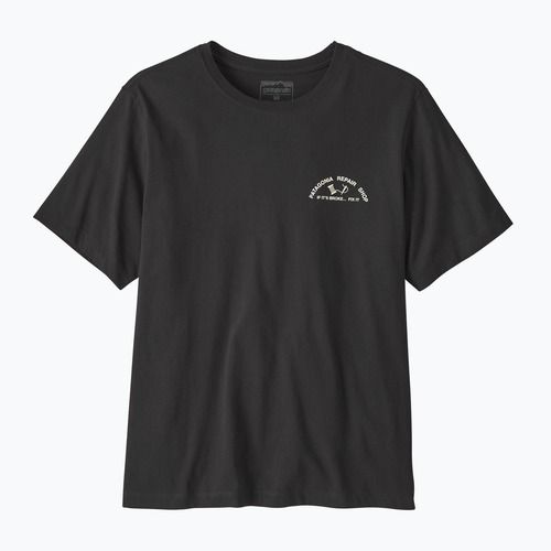 Maglietta da uomo Patagonia Repair Shop ink black