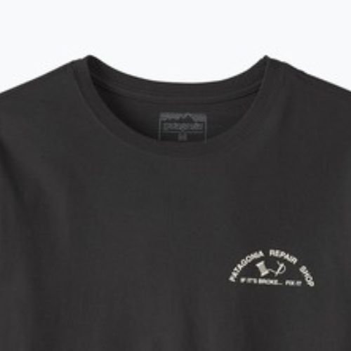 Maglietta da uomo Patagonia Repair Shop ink black