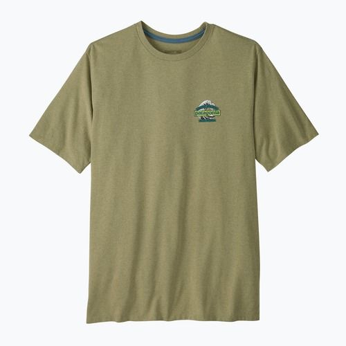 Maglietta trekking da uomo Patagonia Great Waves Responsibili Tee gumtree green