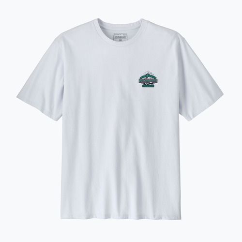 Maglietta trekking da uomo Patagonia Great Waves Responsibili Tee white