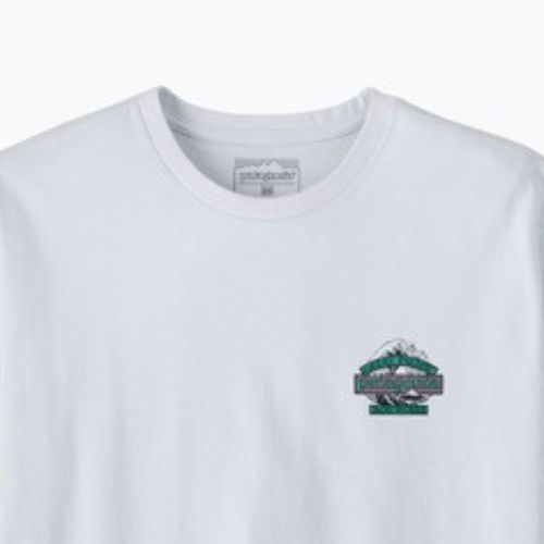 Maglietta trekking da uomo Patagonia Great Waves Responsibili Tee white