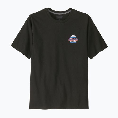 Maglietta trekking da uomo Patagonia Great Waves Responsibili Tee black