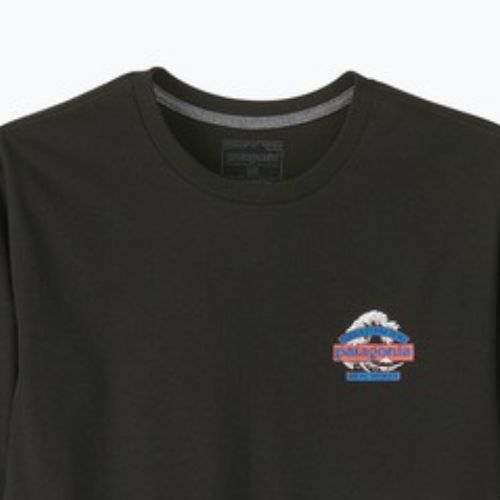 Maglietta trekking da uomo Patagonia Great Waves Responsibili Tee black