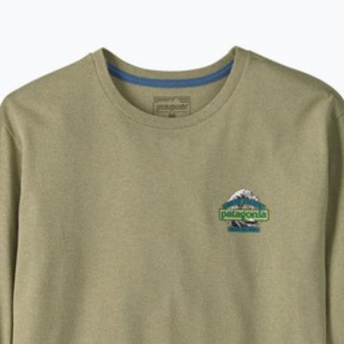 Maglia a maniche lunghe da trekking da uomo Patagonia Great Waves Responsibili Tee gumtree green