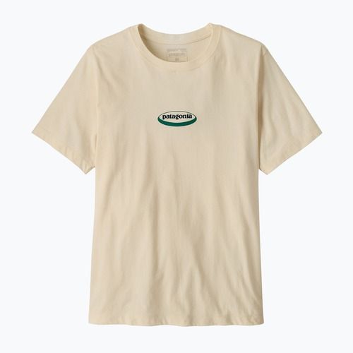 Maglietta da uomo Patagonia '95 Oval Logo undyed natural