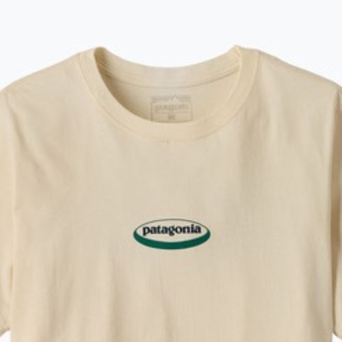 Maglietta da uomo Patagonia '95 Oval Logo undyed natural