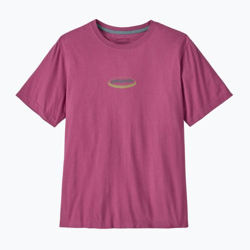 Maglietta da uomo Patagonia '95 Oval Logo faded magenta