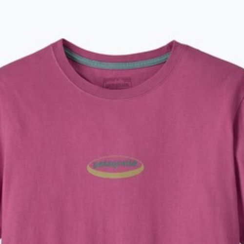 Maglietta da uomo Patagonia '95 Oval Logo faded magenta
