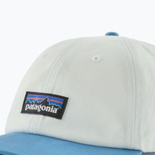 Cappellino con visiera Patagonia P-6 Label Trad birch white w/shore blue