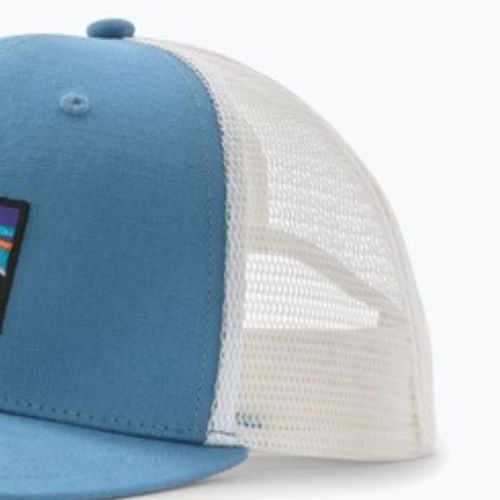Cappellino con visiera Patagonia P-6 Logo Trucker shore blue