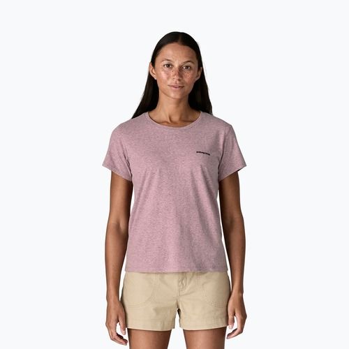 Maglietta da donna Patagonia P-6 Logo Responsibili-Tee qulet violet
