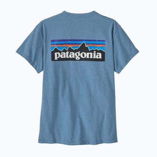 Maglietta da donna Patagonia P-6 Logo Responsibili-Tee shore blue