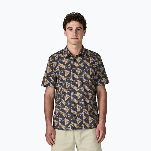 Camicia da uomo Patagonia Go To jaguar geo/dolomite blue