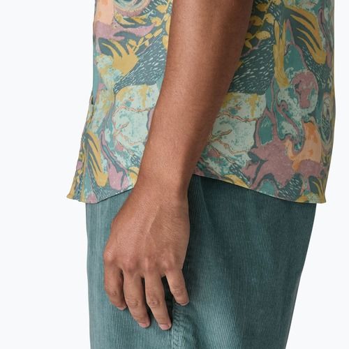 Camicia da uomo Patagonia Go To moon tripper/blue sage