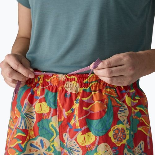 Pantaloncini da donna Patagonia Baggies 5" tropiclimb/hot ember