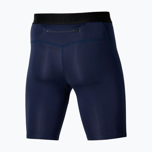 Leggings da corsa da uomo Mizuno Core Impulse Mid baritone blue