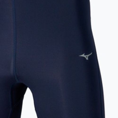 Leggings da corsa da uomo Mizuno Core Impulse Mid baritone blue