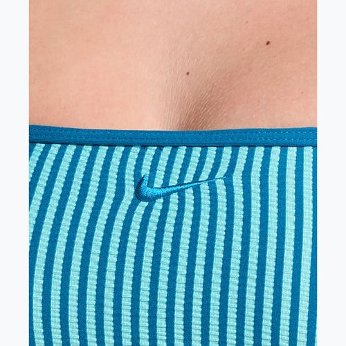 Parte superiore del costume da bagno Nike Ripple Texture Bralette Classic Bikini bleached turquoise