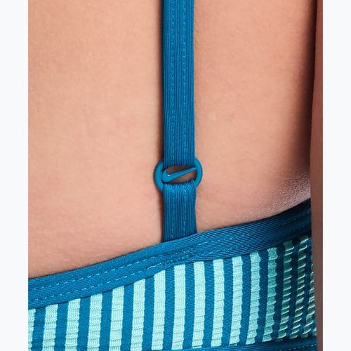 Parte superiore del costume da bagno Nike Ripple Texture Bralette Classic Bikini bleached turquoise