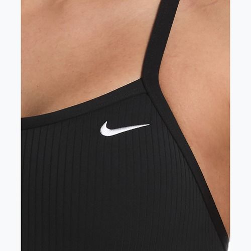 Costume da bagno intero da donna Nike Solid Racerback black