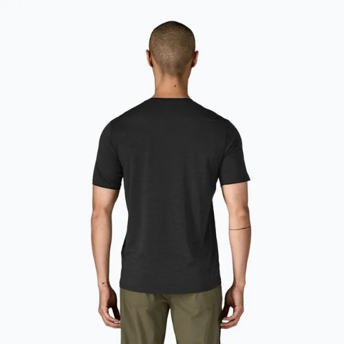 Maglietta da uomo Patagonia Capilene Cool Ultra black/forge grey x-dye