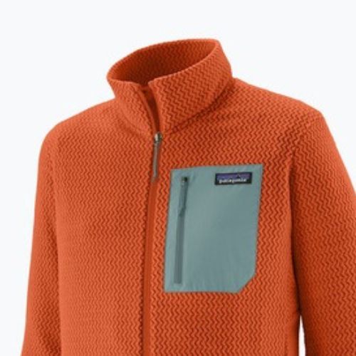 Felpa trekking da uomo Patagonia R1 Air coal orange