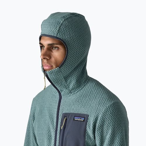 Felpa trekking da uomo Patagonia R1 Air Full Zip Hoody blue sage