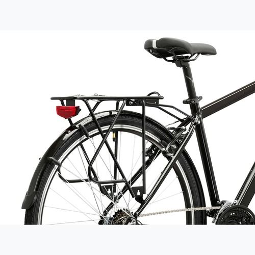 Bicicletta trekking da uomo KROSS Trans 1.0 black/silver/gloss