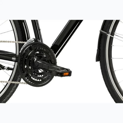 Bicicletta trekking da uomo KROSS Trans 1.0 black/silver/gloss