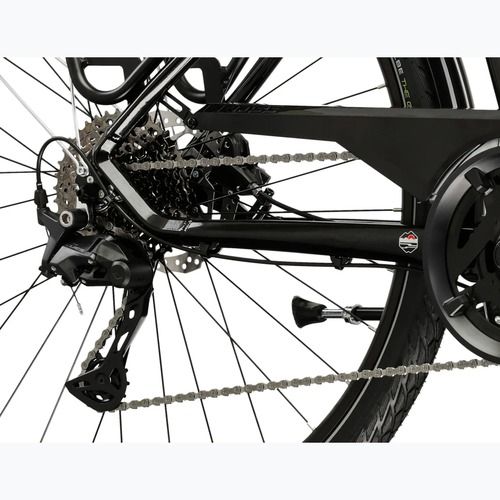 Bicicletta trekking da uomo KROSS Trans 7.0 black/silver/gloss