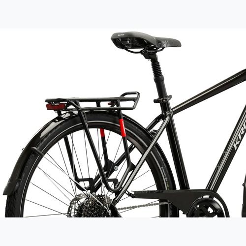 Bicicletta trekking da uomo KROSS Trans 7.0 black/silver/gloss