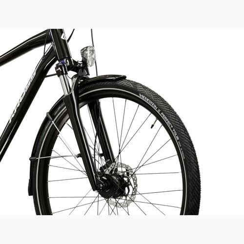 Bicicletta trekking da uomo KROSS Trans 7.0 black/silver/gloss