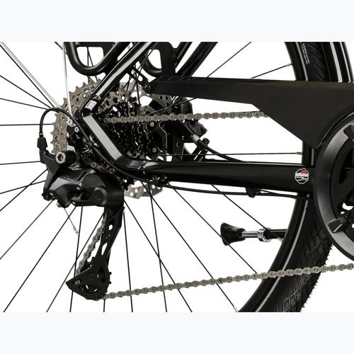 Bicicletta trekking da uomo KROSS Trans 7.0 black/silver/gloss