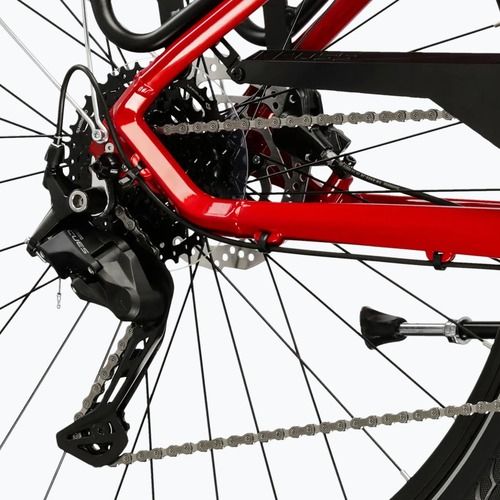 Bicicletta da trekking da donna KROSS Trans 5.0 In red/silver/gloss