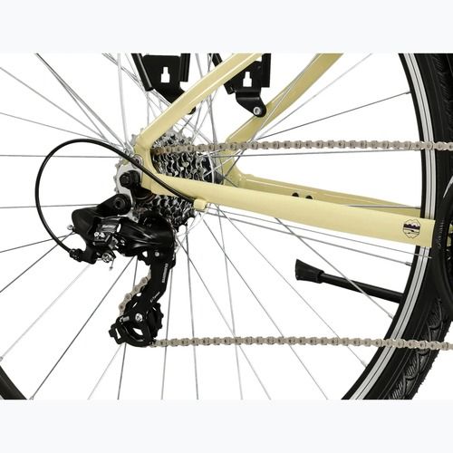 Bicicletta da trekking da donna KROSS Trans 1.0 In beige/purple/gloss