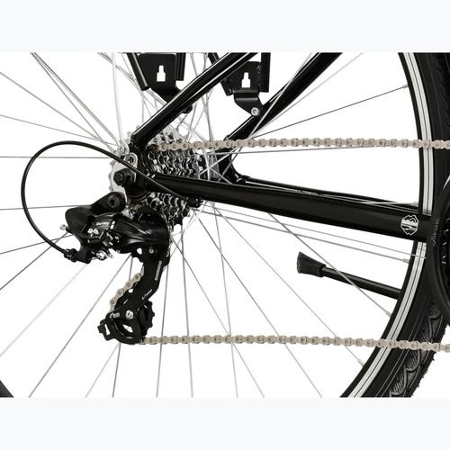 Bicicletta da trekking da donna KROSS Trans 1.0 In black/silver/gloss
