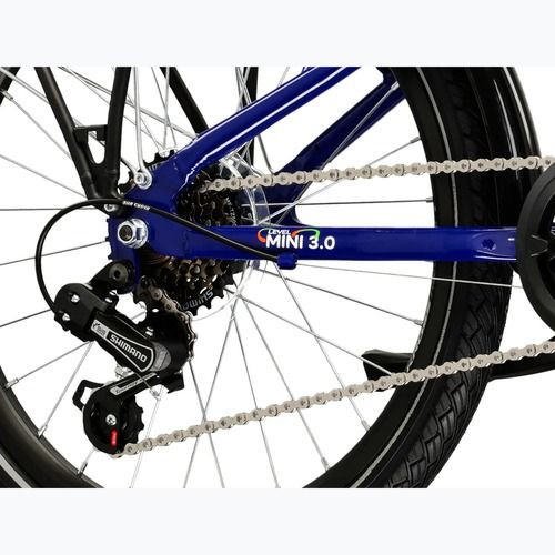 Bicicletta per bambini KROSS Level Mini 3.0 Eq navy blue/white/gloss