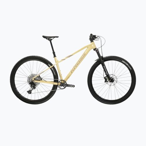 Bicicletta da montagna da donna KROSS Level 6.0 beige/brown/gloss