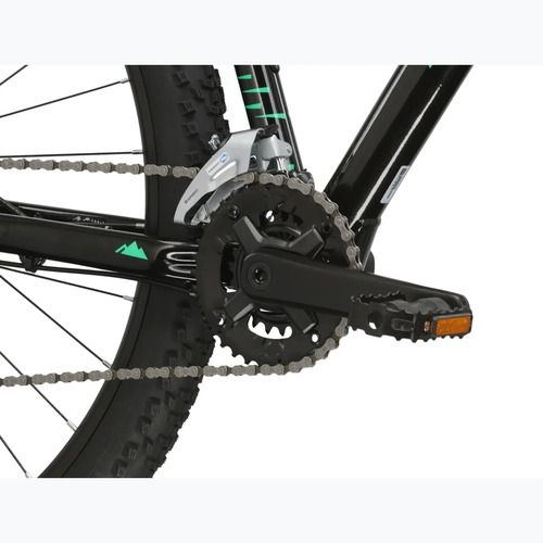 Bicicletta da montagna KROSS Level 1.0 black/green/gloss