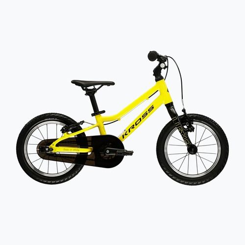 Bicicletta per bambini KROSS Liftie 14 yellow/black/matte