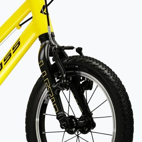 Bicicletta per bambini KROSS Liftie 14 yellow/black/matte