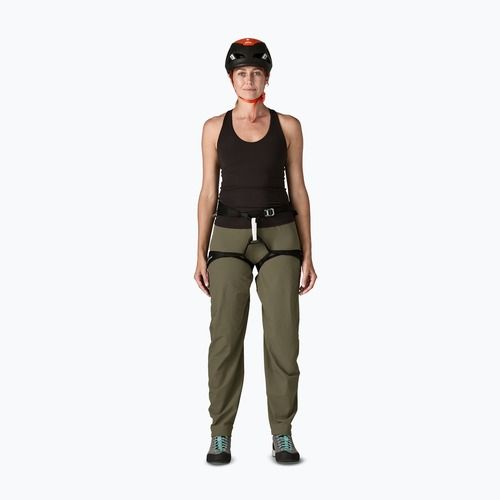 Pantaloni da trekking da donna Patagonia Free Wall basin green