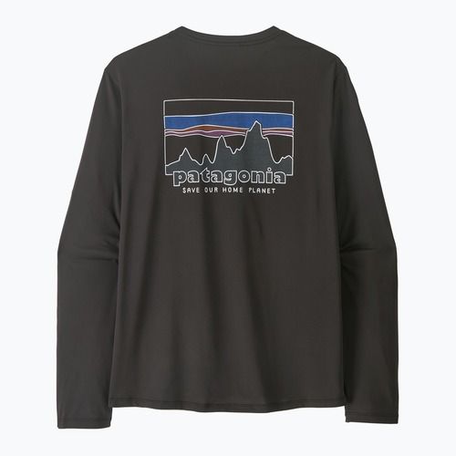 Maglia a maniche lunghe da uomo Patagonia Capilene Cool Daily - '73 Skyline black