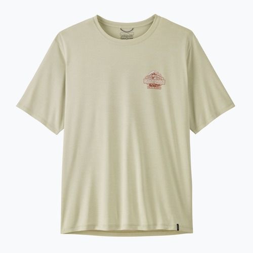 Maglietta da uomo Patagonia Capilene Cool Daily - Great Waves dyno white