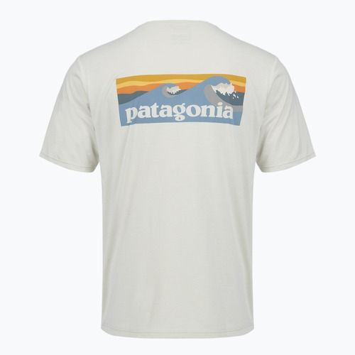 Maglietta da uomo Patagonia Capilene Cool Daily - Boardshort Logo dyno white