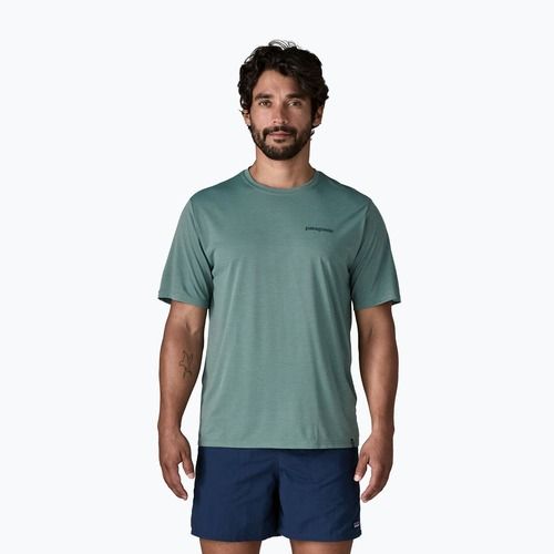 Maglietta da uomo Patagonia Capilene Cool Daily - Boardshort Logo blue sage/light blue sage x-dye