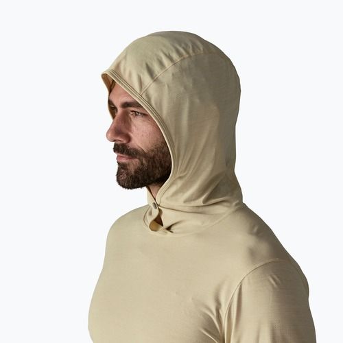 Felpa da uomo Patagonia Capilene Ultra Hoody pumice/dyno white x-dye