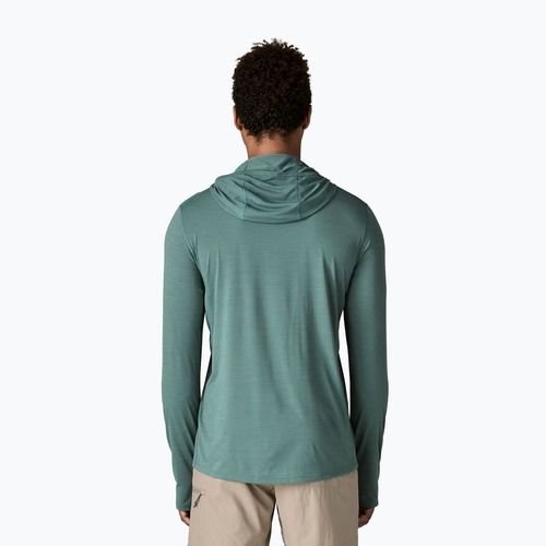 Felpa da uomo Patagonia Capilene Ultra Hoody blue sage/light blue sage x-dye