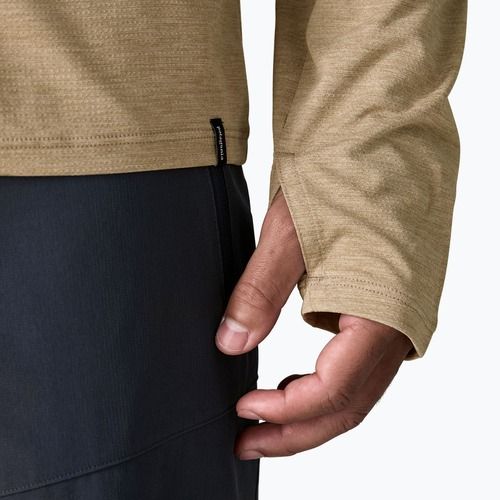 Maglia a maniche lunghe da uomo Patagonia Capilene Cool Sun seabird grey/light seabird grey x-dye